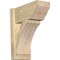 Ekena Millwork Thorton Slat Rough Sawn Outlooker, Douglas Fir, 8"W x 16"D x 20"H OUT08X16X20THR06RDF - alternate 1
